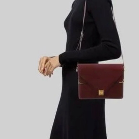 Authentic Cartier Vintage Burgundy Crossbody Bag Mastline Bordeaux-EUC - Picture 2 of 15
